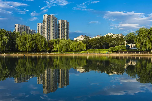 Bella Vista Sul Parco Della Città — Foto Stock