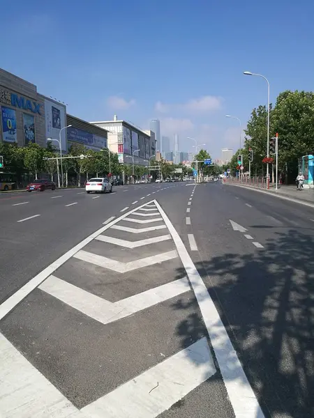 Carretera Ciudad República Lujiazui Del Arab Unido Emirata — Foto de Stock