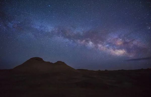 Прекрасне Нічне Зоряне Небо — стокове фото