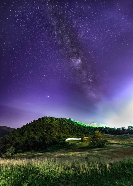 Cielo Nocturno Universo Elementos Esta Imagen Amueblados Por Nasa — Foto de Stock