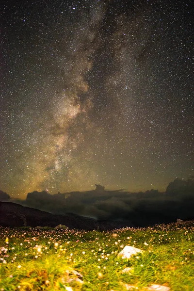 Vía Láctea Estrellas Cielo Galaxia — Foto de Stock