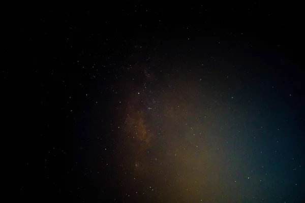 Visão Noturna Céu Com Estrelas — Fotografia de Stock