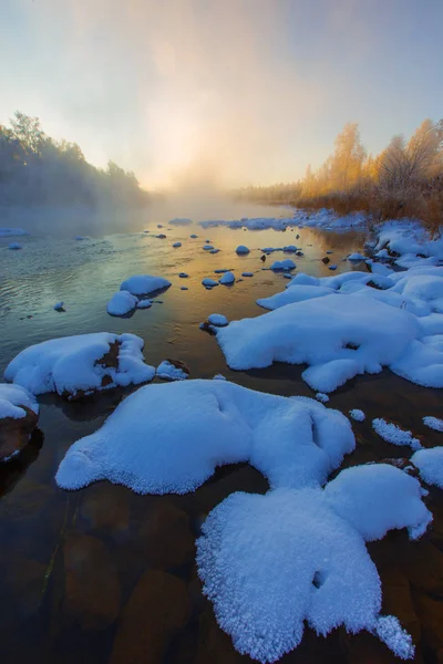 Frozen Lake Baikal Winter — Stock Photo, Image