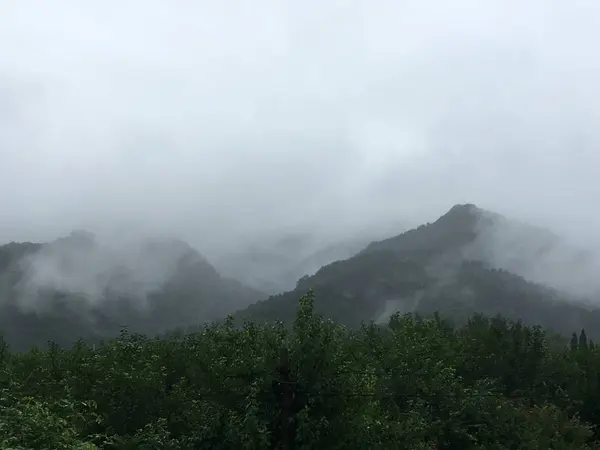 Paisaje Montaña Por Mañana — Foto de Stock