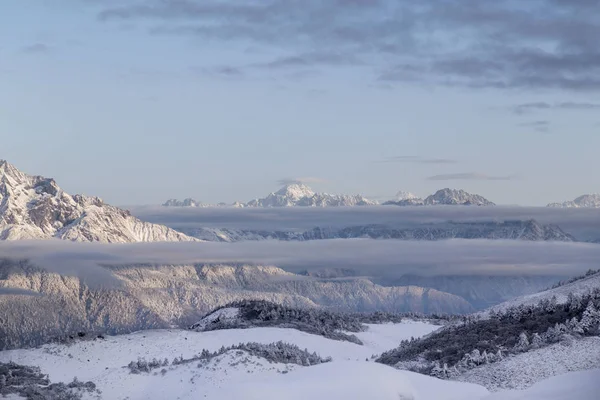 Paisaje Invernal Las Montañas — Foto de Stock