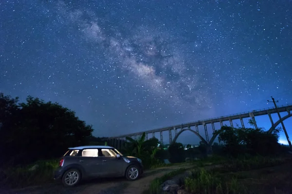 Paisaje Nocturno Ciudad Los Alpes Del Norte — Foto de Stock