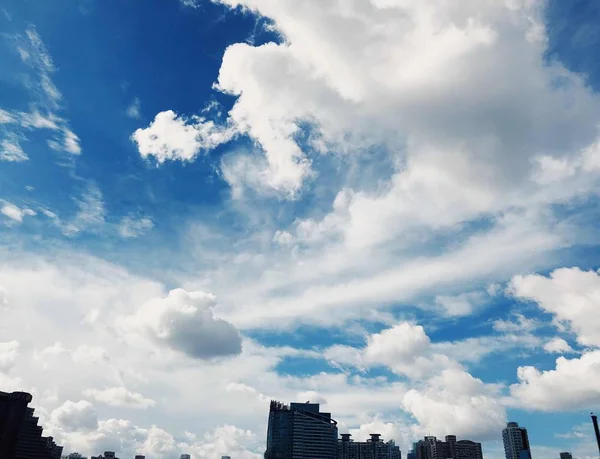 Hermoso Cielo Con Nubes Paisaje Nublado — Foto de Stock