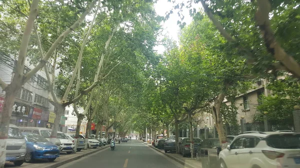 Vista Rua Cidade — Fotografia de Stock