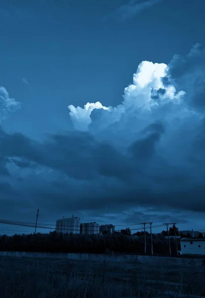 Штормові Хмари Над Небом — стокове фото