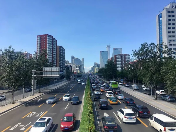 Tráfico Ciudad — Foto de Stock