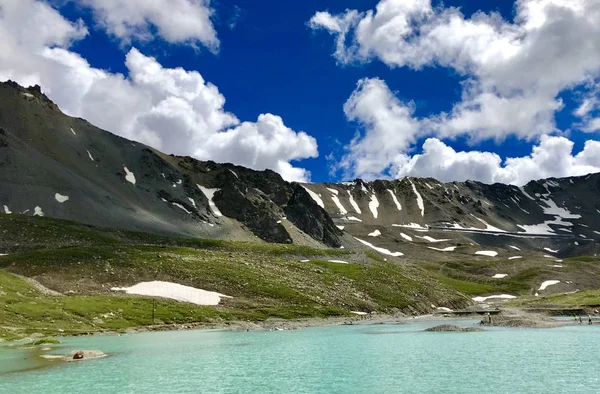 mountain landscape with mountains and clouds