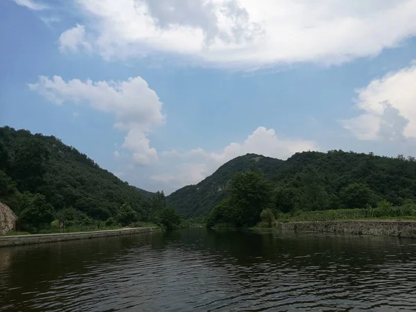 Paisaje Del Lago Las Montañas — Foto de Stock