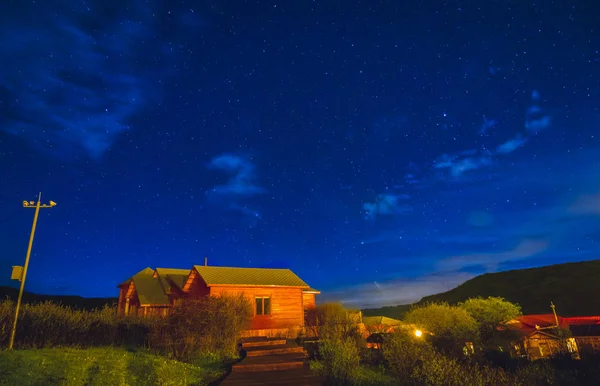 Hermoso Cielo Estrellado Noche — Foto de Stock