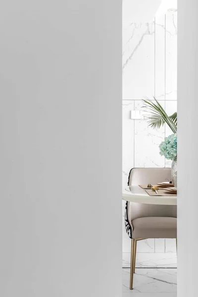 Desain Interior Modern Ruang Tamu Dengan Jendela — Stok Foto