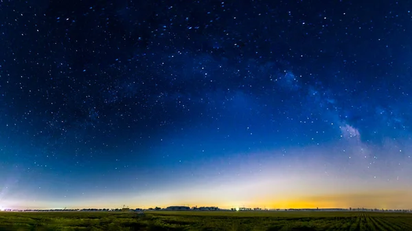 Hermoso Cielo Nocturno Con Estrellas — Foto de Stock