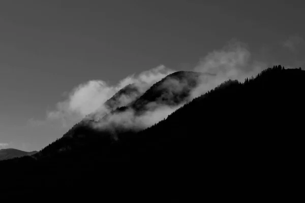 Paesaggio Montano Montagne Nuvole — Foto Stock
