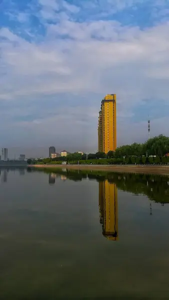 Vista Del Parque Ciudad Bangkok Tailandia — Foto de Stock