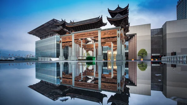 Das Alte Gebäude Der Stadt China — Stockfoto