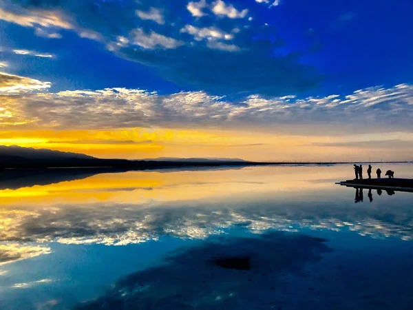 Blick Auf Den Schönen Sonnenuntergang — Stockfoto