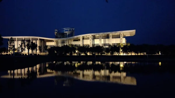 Hermosa Vista Nocturna Ciudad — Foto de Stock