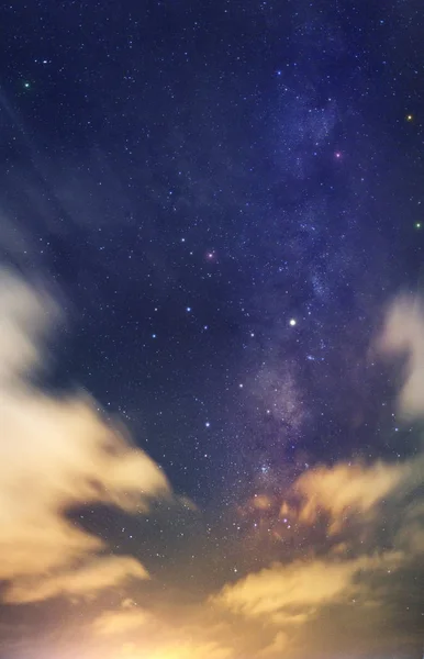 Tejút Csillagok Égen Galaxisban — Stock Fotó