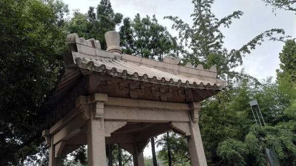 stock image the chinese temple in the park