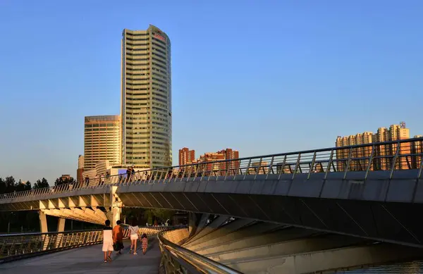 Vista Ciudad Barcelona España — Foto de Stock