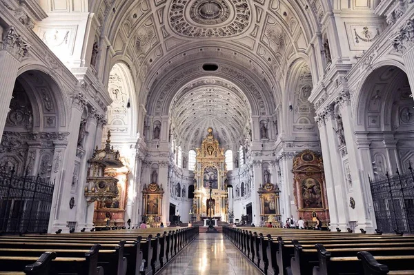 Interior Catedral San Petersburgo Rusia — Foto de Stock