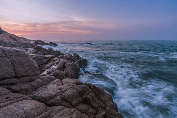 Hermoso Atardecer Sobre Mar — Foto de Stock