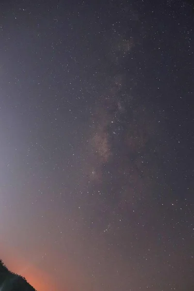 Galaxia Vía Láctea Cielo Estrellas — Foto de Stock