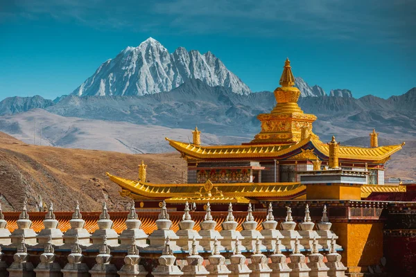山の中の美しい仏教寺院 — ストック写真