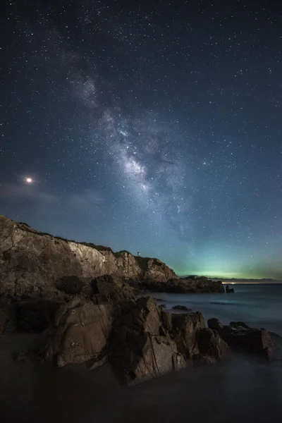 Hermoso Cielo Estrellado Noche — Foto de Stock