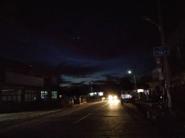 Hermosa Vista Nocturna Ciudad — Foto de Stock