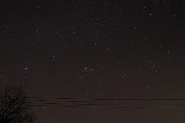 Hermoso Cielo Estrellado Noche — Foto de Stock