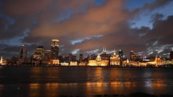 Hermosa Vista Nocturna Ciudad —  Fotos de Stock