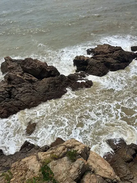 Hermosa Costa Rocosa Naturaleza — Foto de Stock