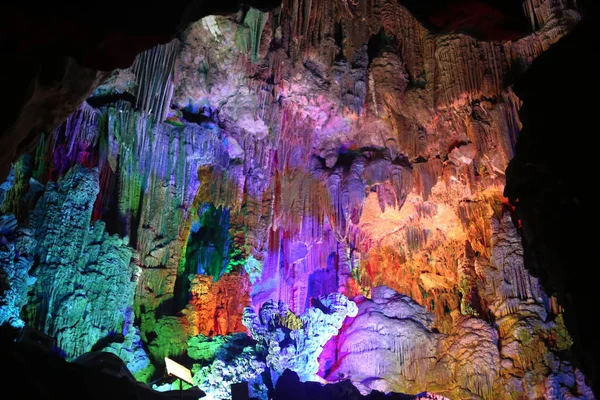 Estalactites Estalagmites Caverna Mundo — Fotografia de Stock