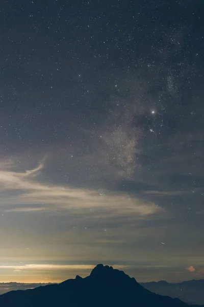 Hermoso Cielo Estrellado Noche — Foto de Stock