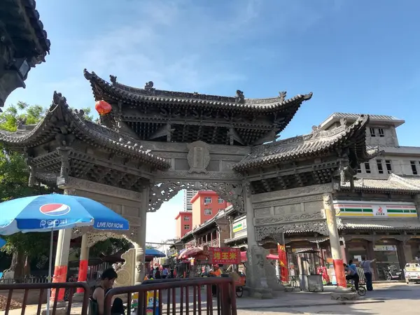 Templo Chino Ciudad China — Foto de Stock