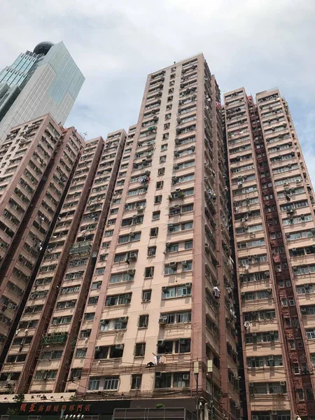 Modernos Edificios Apartamentos Hong Kong — Foto de Stock