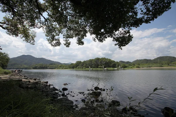 Lago Las Montañas — Foto de Stock