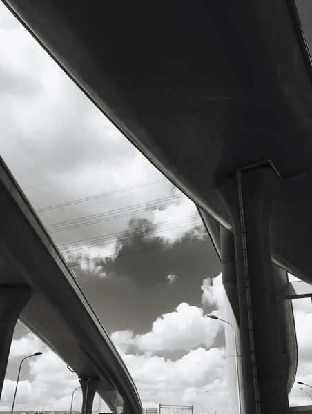 Pohled Letadlo Střeše Vozu — Stock fotografie