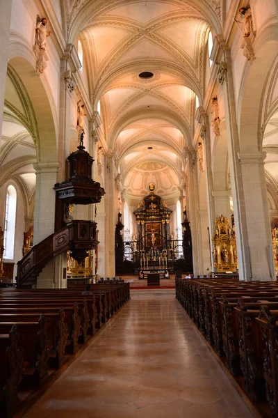 Interior Iglesia Catedral San Vito Centro Del Altar Santa Dama — Foto de Stock