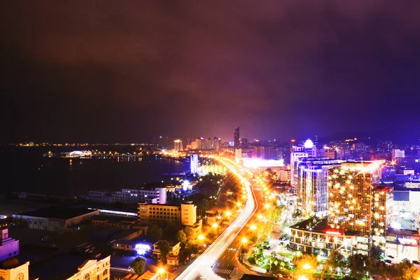 Hermosa Vista Nocturna Ciudad — Foto de Stock