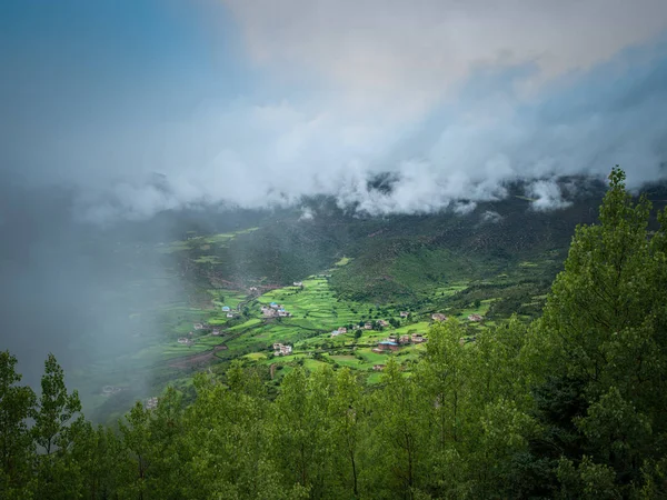 Paisaje Montaña Por Mañana — Foto de Stock