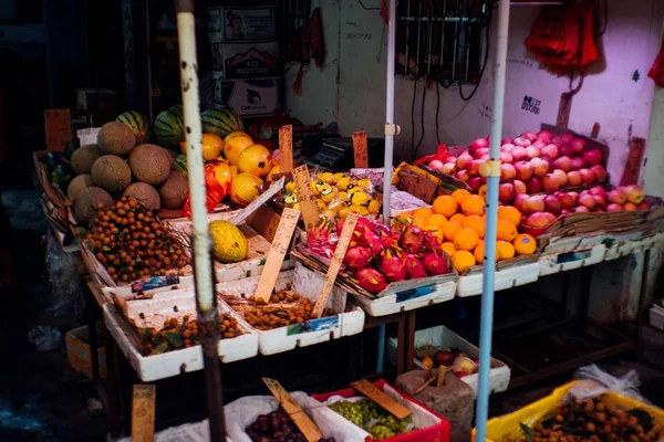 Frutas Hortalizas Mercado — Foto de Stock