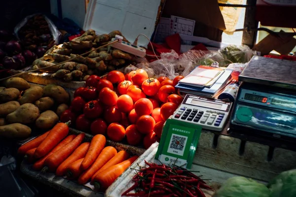 Verduras Frescas Mercado — Foto de Stock