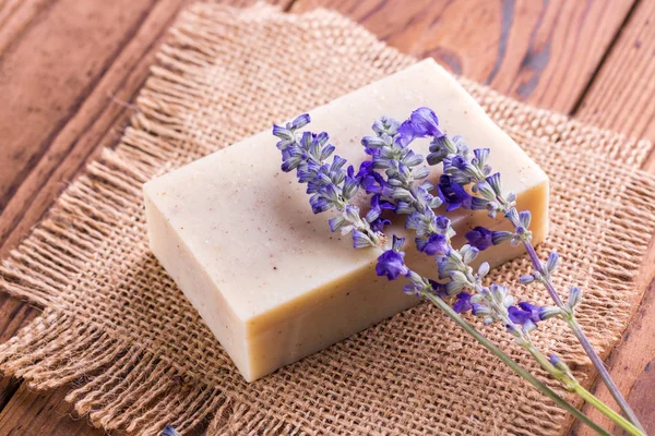 Bellissimo Campo Lavanda Fiori Viola — Foto Stock