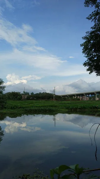 Hermoso Paisaje Lago Verano — Foto de Stock