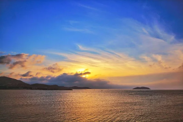 Vista Del Bellissimo Tramonto — Foto Stock